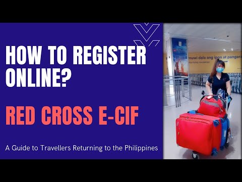 Red Cross eCIF Online Registration | Travel Guide to Returning Filipinos | Vlog 83