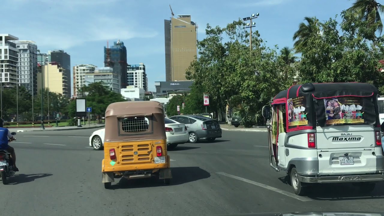 Central Phnom Penh City Travel Guide on Preah Sothearos Boulevard II Cambodia