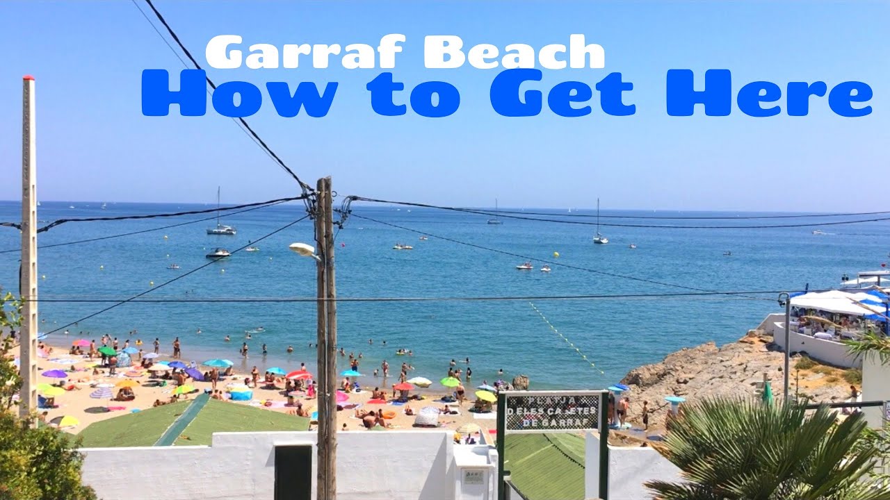 Barcelona Tour Guide to Playa del Garraf - Spain | Beach Walk in June 2021