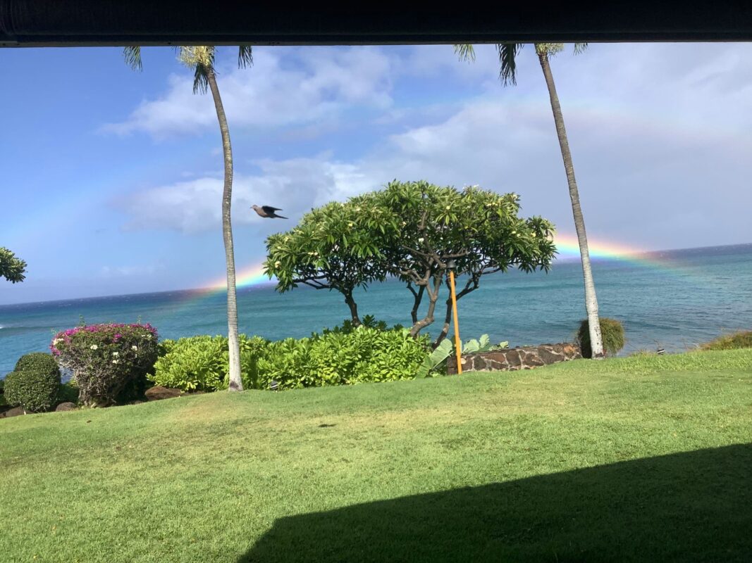 Aloha Friday Photo: Rainbow lanai