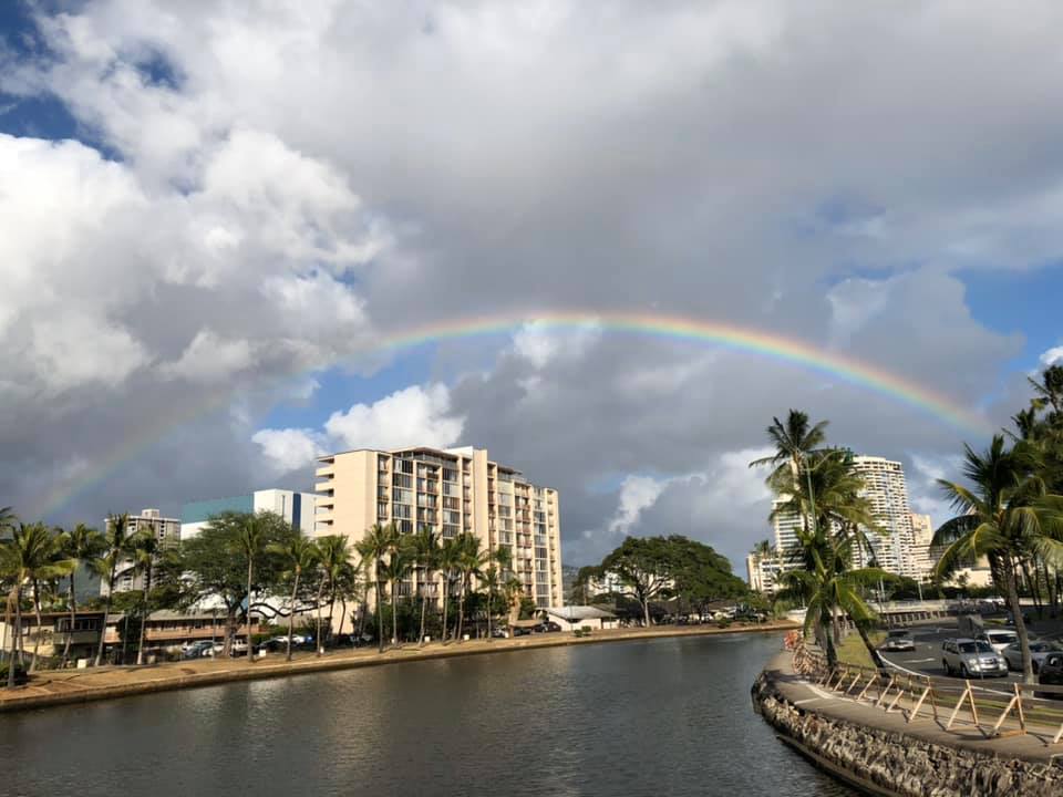 Aloha Friday Photo: Rainbow over Ala Wai Canal