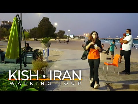 Iran Kish Island 2021 • Walking Tour & Travel Guide • 4K Virtual Tour With Ambient Sound | کیش ایران