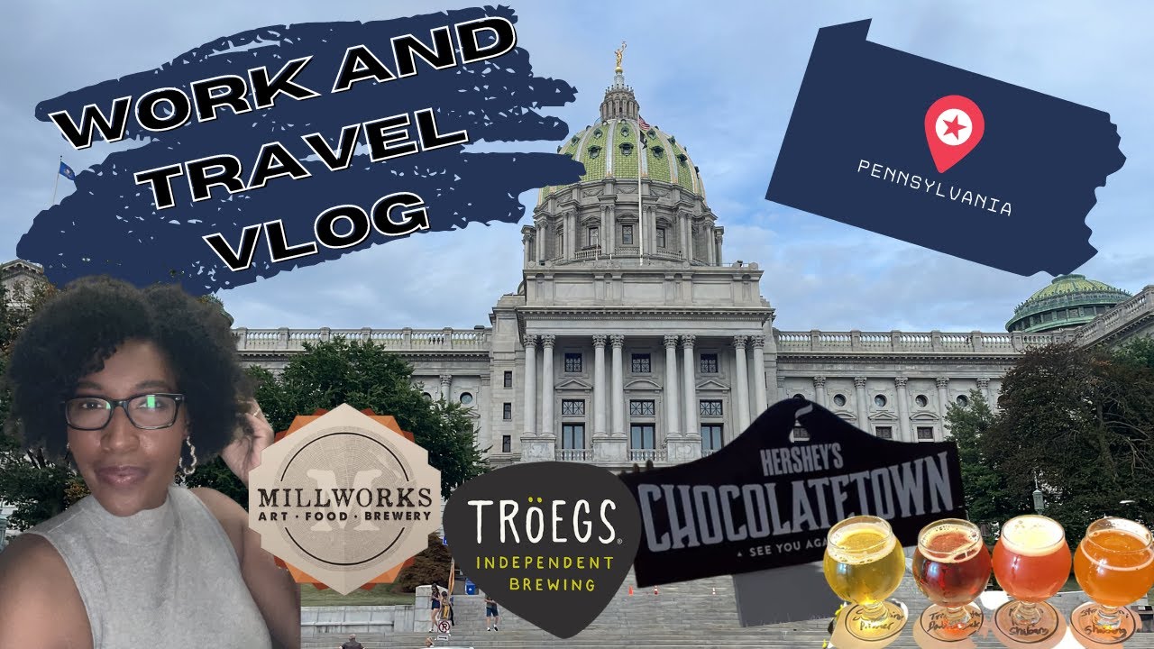 Work & Travel Vlog To Pennsylvania| Day Trip Travel Guide To Hershey Mechanicsburg & Harrisburg, PA