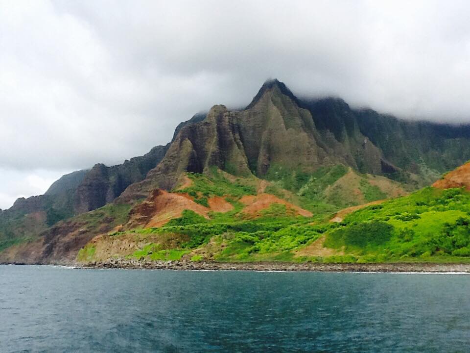 Aloha Friday Photo: Na Pali Cliffs under cloud blanket