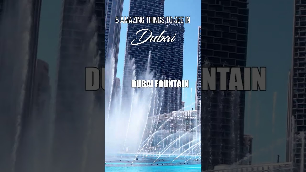 Five AMAZING Places To Visit In DUBAI | Travel Guide