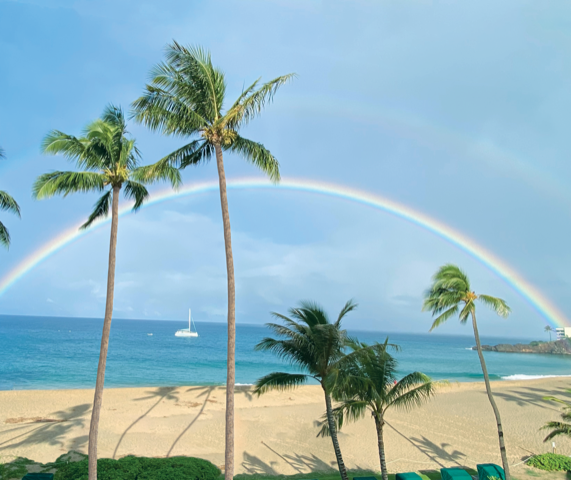 Aloha Friday Photo: Kaanapali Beach Rainbow