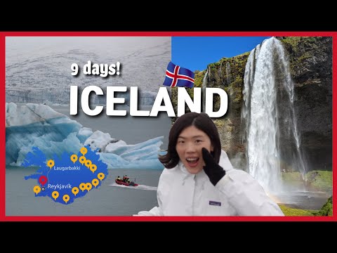 Iceland Travel Guide 2023 - The Perfect 9 day Iceland Itinerary, Ring Road Trip around Iceland