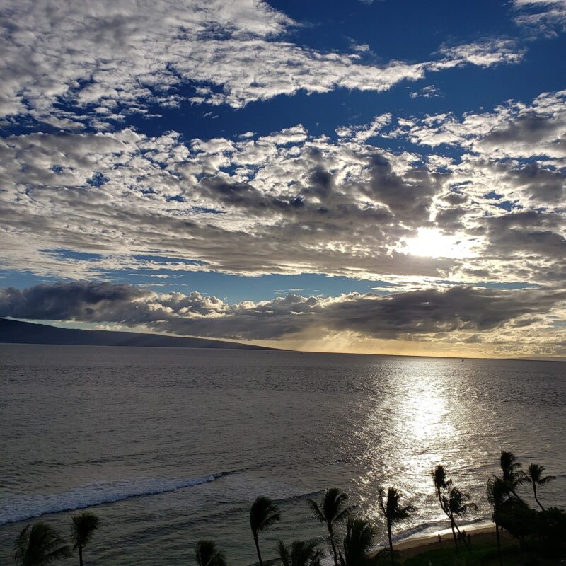 Aloha Friday Photo: Sun breaking through at Kaanapali