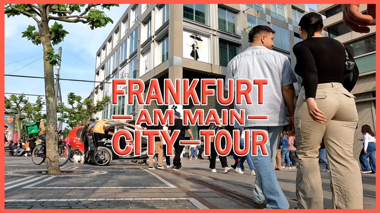 Frankfurt am Main, Germany, 4K, Skyline, Streets, People, Fashion, Travel Guide, City Tour, #12.1