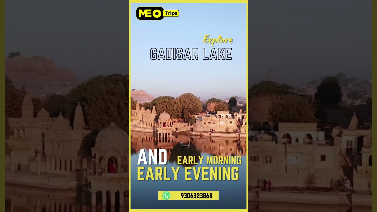 Gadisar Lake Jaisalmer | How To Travel to Rajasthan? | Jaisalmer Travel Guide | Travel Vlog