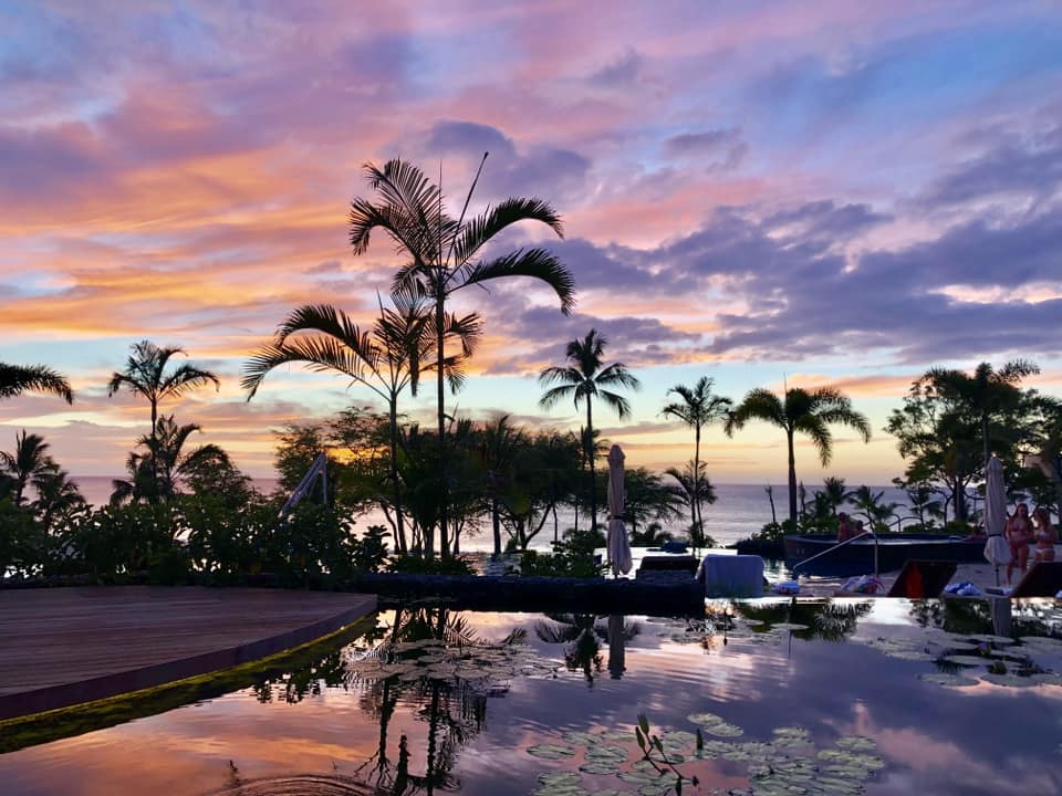 Aloha Friday Photo: Pastel sunset from Westin Hapuna Beach Resort