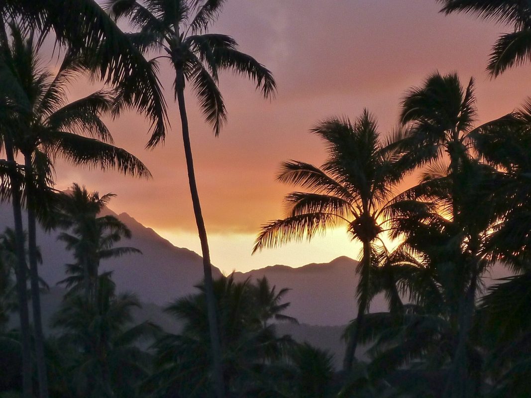 Aloha Friday Photo: Kailua Sunset over the Pali