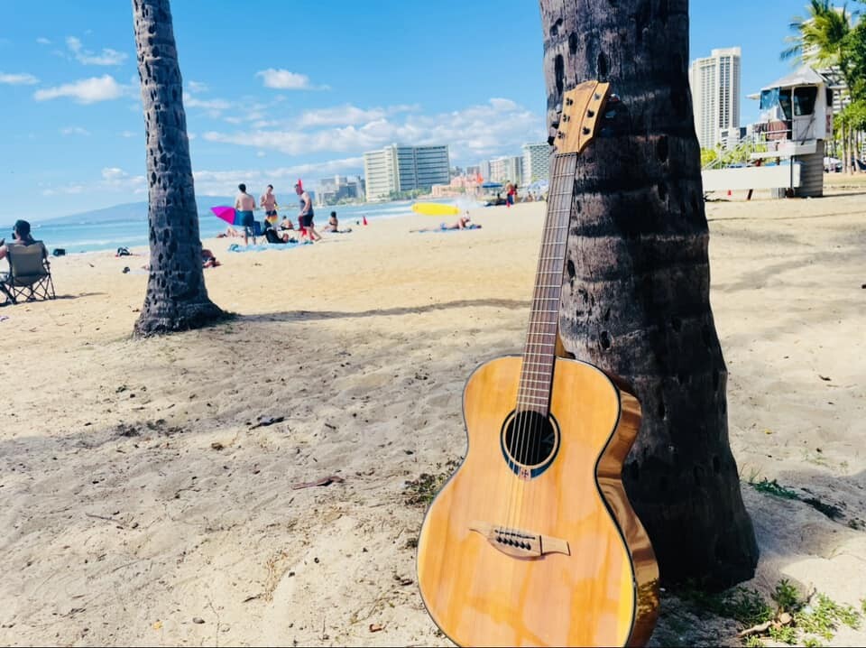 Aloha Friday Photo: Guitar Blessing