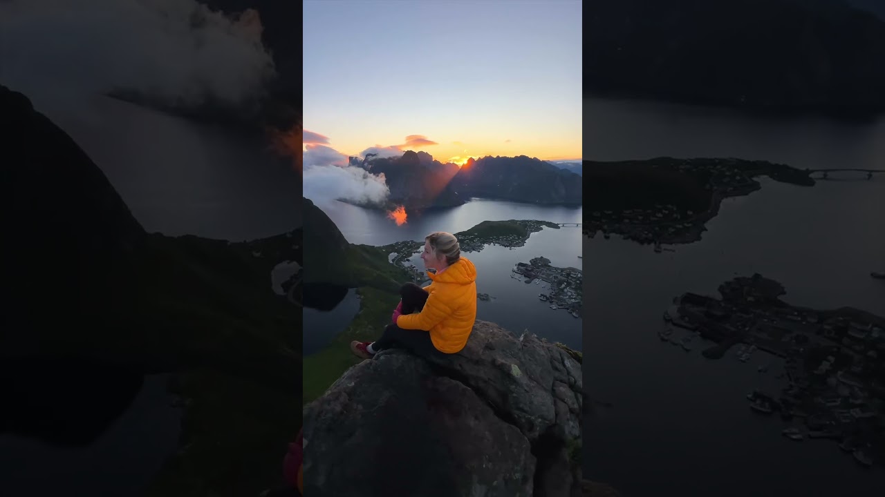 Would you hike up 1,800 stairs for this view? 😍 Welcome to Norway! 🇳🇴 #norway #travel #hiking