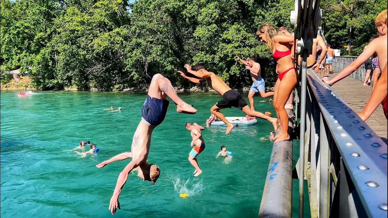 Aare🇨🇭Weekend in Bern 📍Swimming Switzerland || Travel Guide