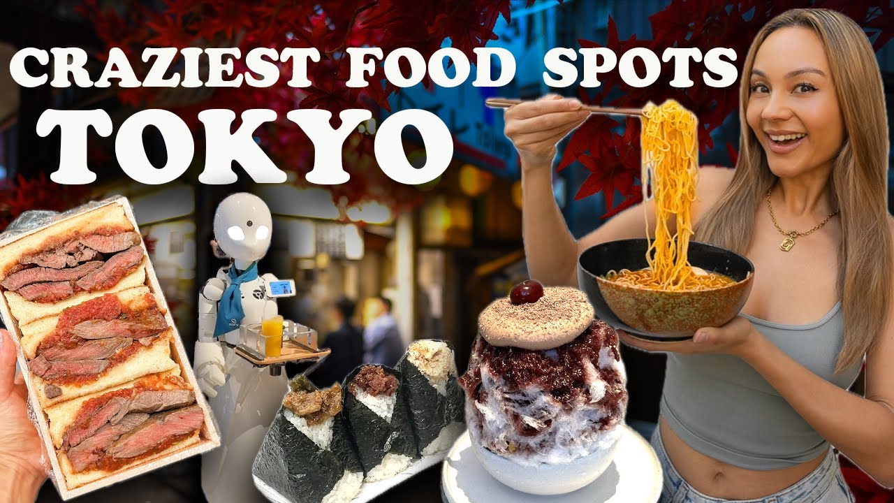 7 CRAZIEST Tokyo Food Spots | Tokyo Travel Guide