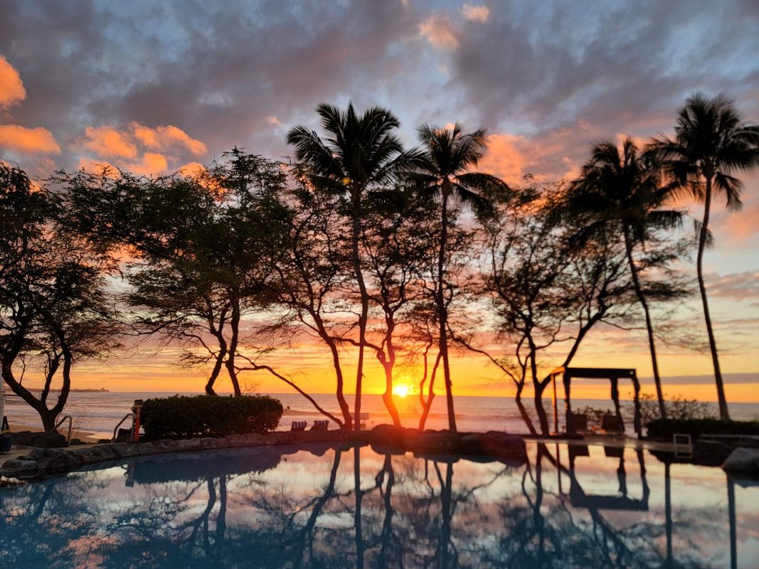 Aloha Friday Photo: Reflecting on a Hapuna sunset