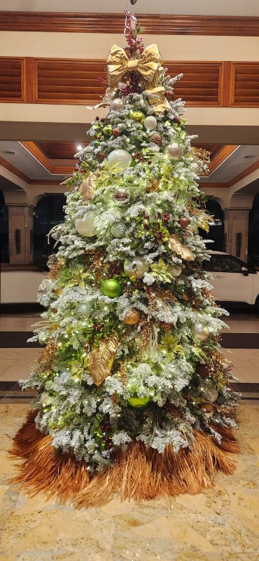 Aloha Friday Photo: Gorgeous Christmas Tree in a Grass Skirt