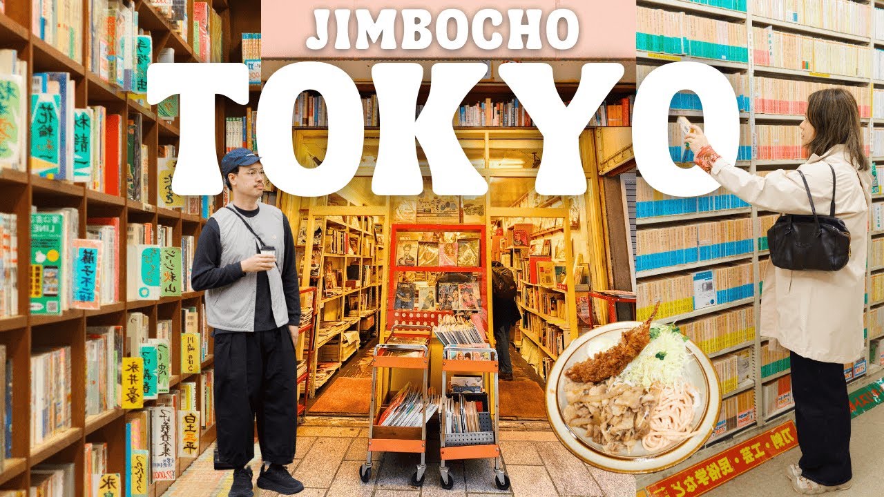 Exploring Tokyo's Book Town 🇯🇵 Coolest Japanese Book Shops, Jimbocho Japan, Tokyo Shopping Vlog 2024