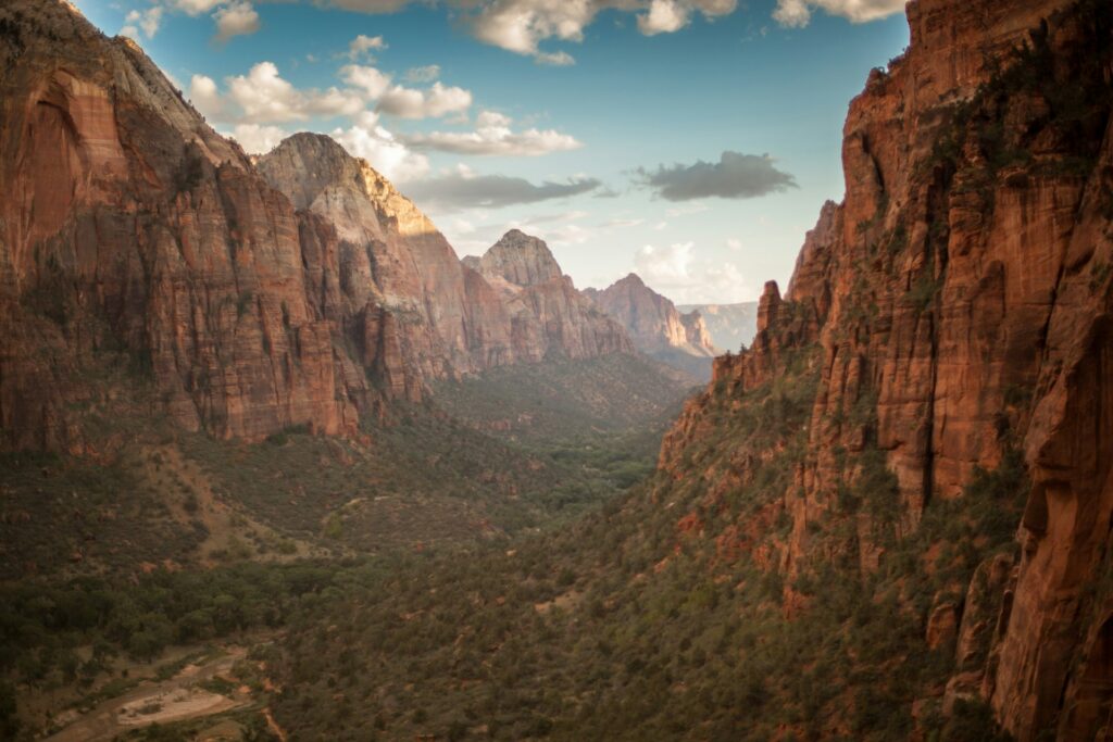Mountains in Zion national park