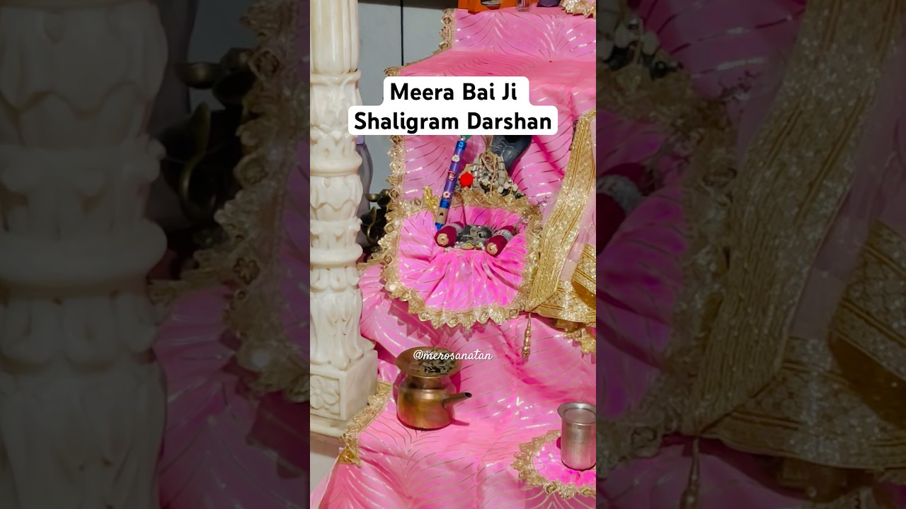 Meera Bai Sa Shaligram Darshan - Vrindavan #meera #radheshyam #giridhar #travel #guide