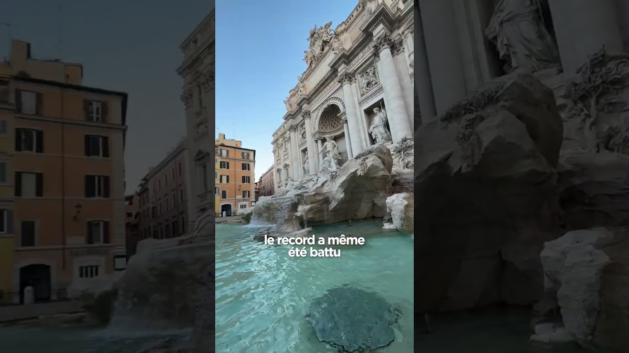 Ce qui se cache derrière les pièces de la Fontaine de Trévi 🇮🇹