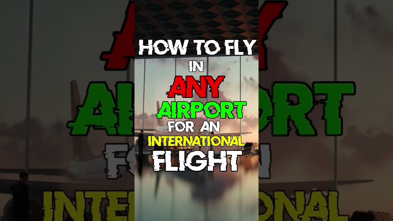 International Flight Beginners Guide on Flying for the First Time #shorts