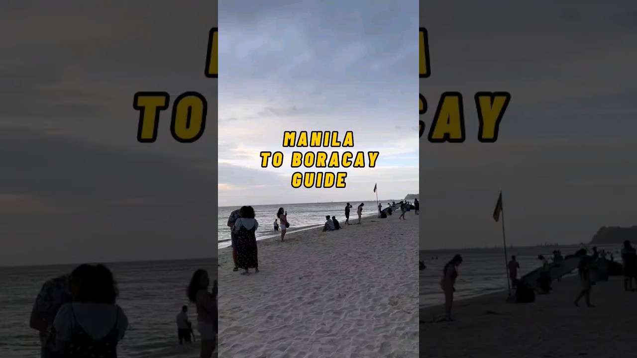 Manila to Boracay DIY Travel Guide #shorts #boracay #travelguide
