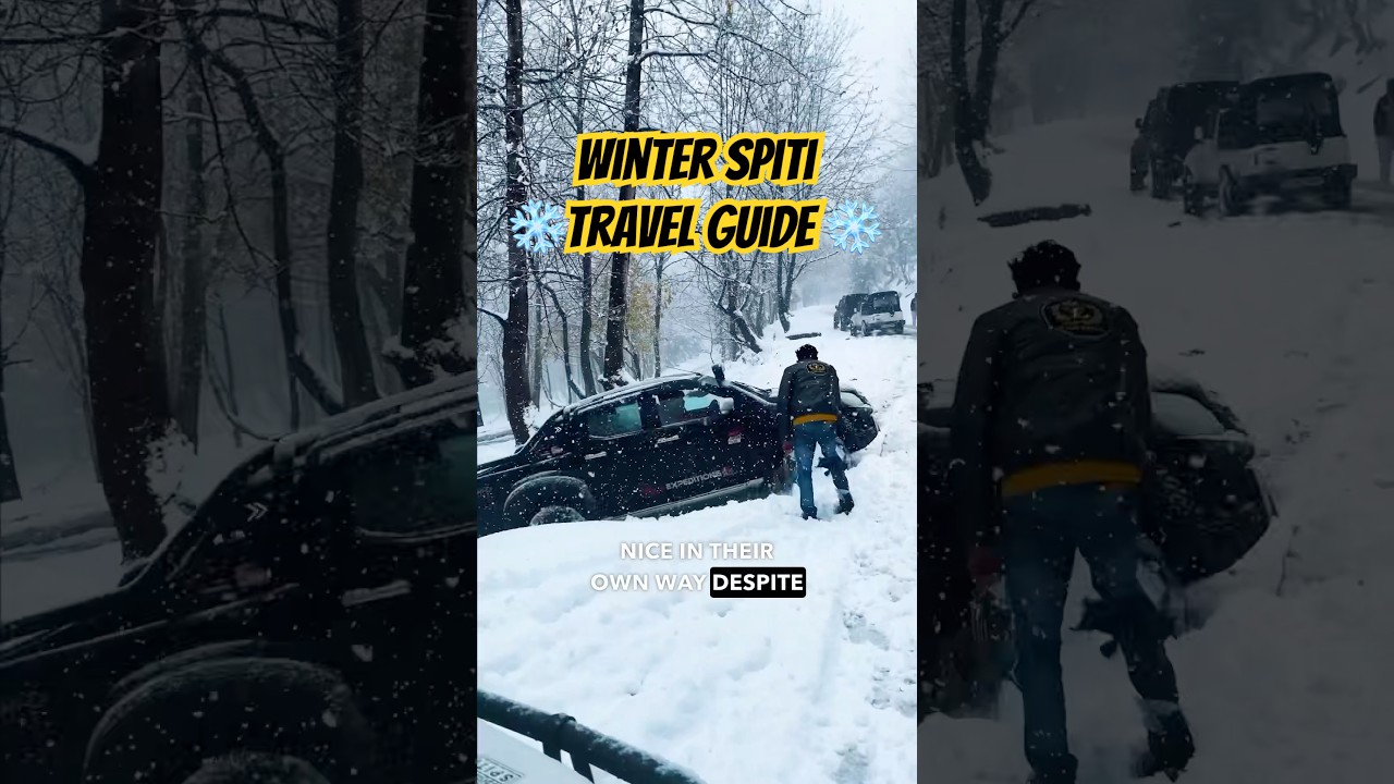 Winter Spiti Travel Guide ⛄️ #travel #spitivalley #winterspiti #spititour
