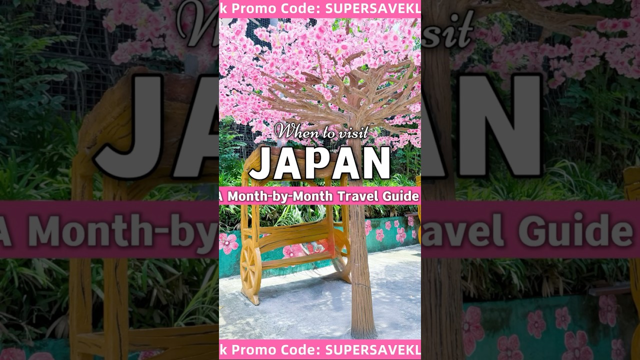 When to visit japan A month by month travel guide #shorts #japan n