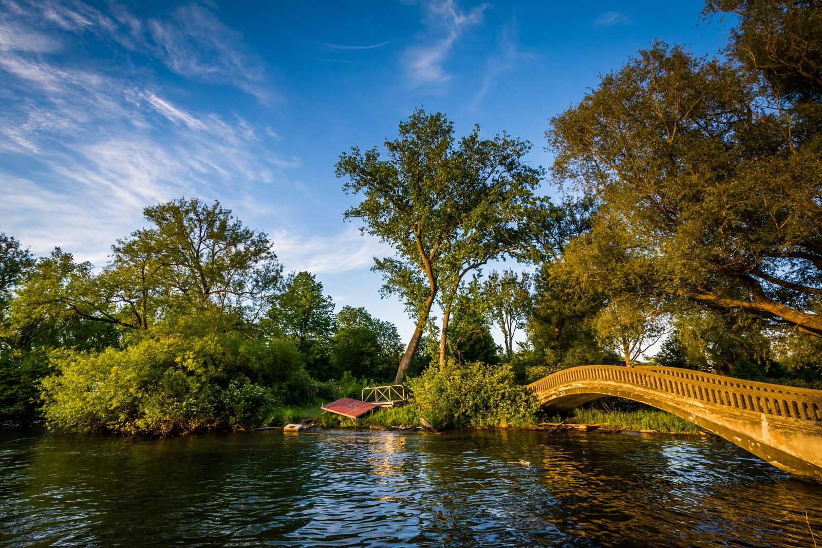 bridge on Toronto Islands which is one of the best short day trips from Toronto